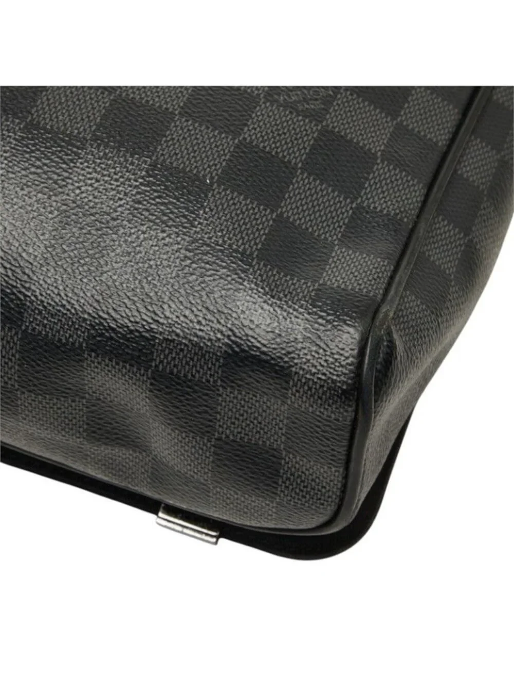 Louis Vuitton Damier Graphite District PM NM Crossbody Shoulder Bag Black